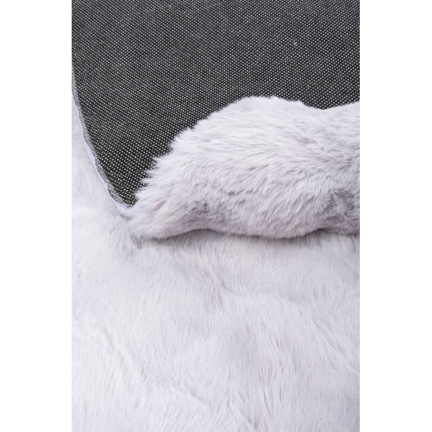 Kulatý koberec RABBIT BUBBLE 160 cm šedá