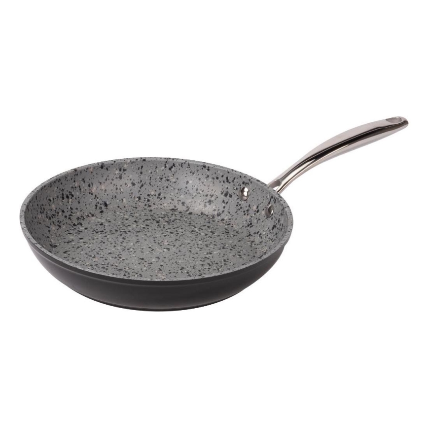 Lamart - Granitová pánev 26 cm černá/šedá/nerez