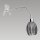 Lampa s klipem EZZO 1xG9/33W/230V kouřová