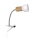 Lampa s klipem SVENDA 1xE27/60W/230V dub