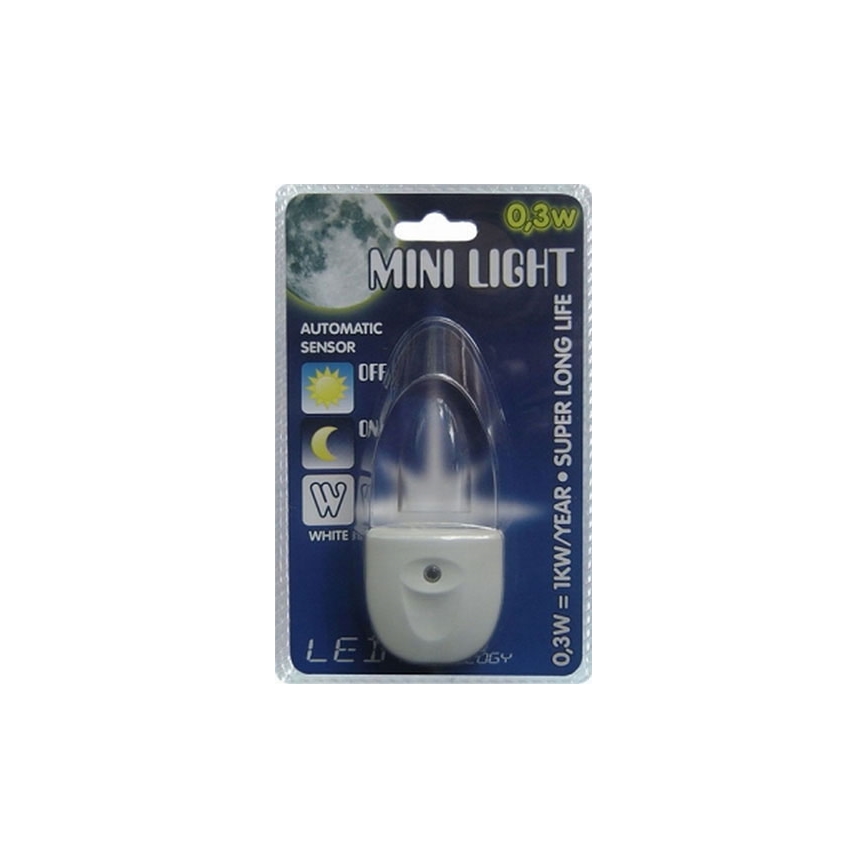 Lampička do zásuvky MINI-LIGHT (mění barvy)