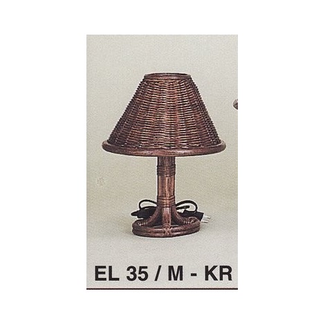 Lampička EL35M mořený