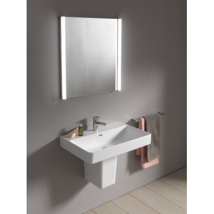 LAUFEN H8189580001041 - Umyvadlo na desku/závěsné PRO 55x38 cm keramika/bílá