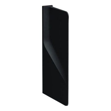 LAUFEN H8472800200001 - Pisoárová dělící stěna VAL 69x37 cm keramika/lesklá černá