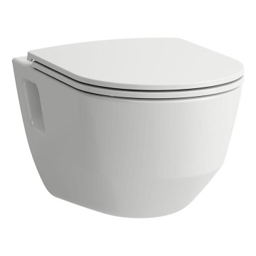 LAUFEN H8669540000001 - Závěsné WC PRO keramika/bílá + záchodové prkénko SoftClose PRO duroplast/bílá
