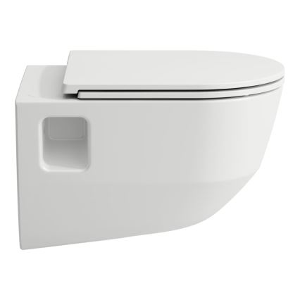 LAUFEN H8669540000001 - Závěsné WC PRO keramika/bílá + záchodové prkénko SoftClose PRO duroplast/bílá