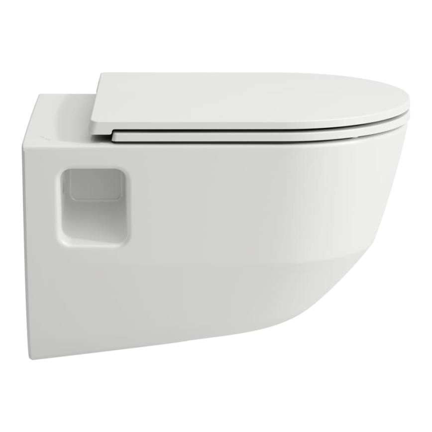 LAUFEN H8669540000001 - Závěsné WC PRO keramika/bílá + záchodové prkénko SoftClose PRO duroplast/bílá