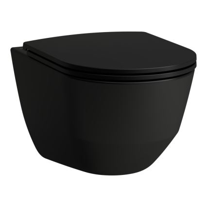 LAUFEN H8989667160001 - Záchodové prkénko SoftClose PRO duroplast/černá