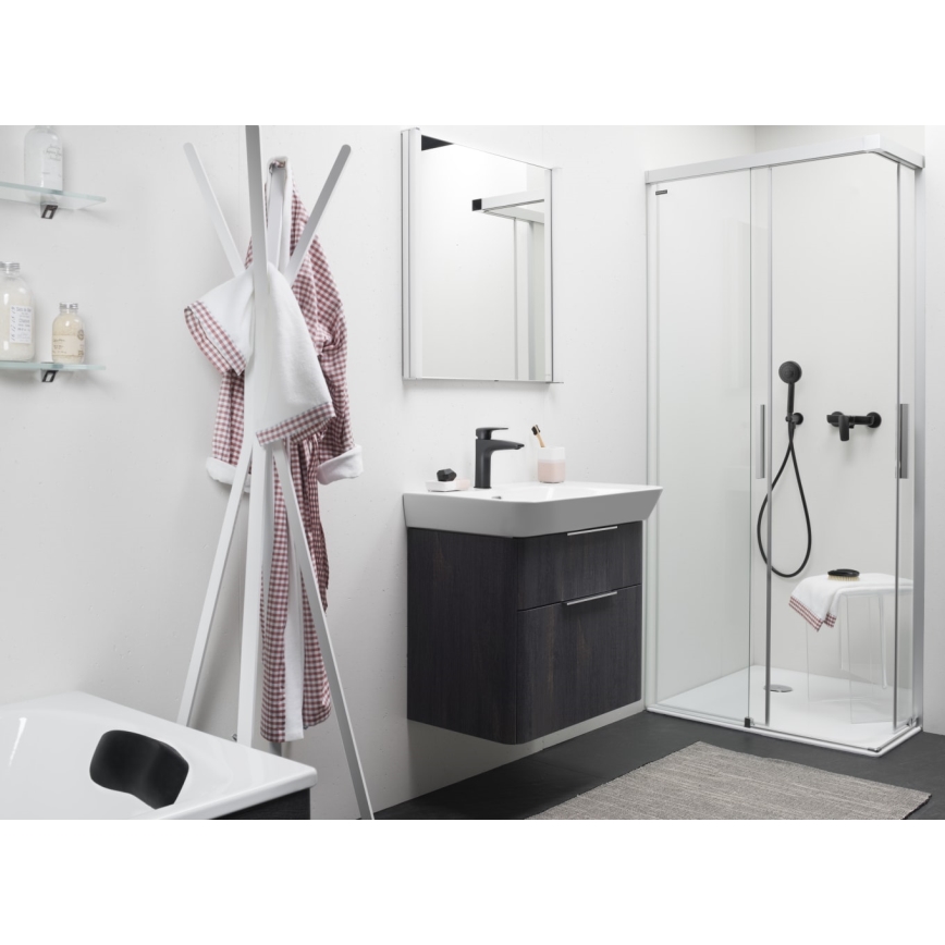 LAUFEN HF500702428000 - Umyvadlová baterie LAURIN 16,2 cm titanová matná černá