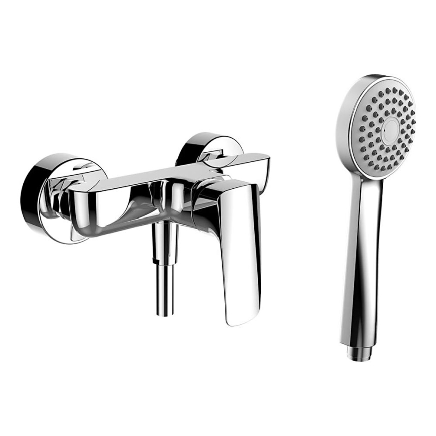 LAUFEN HF500750100600 - Sprchová sada s baterií LAURIN lesklý chrom