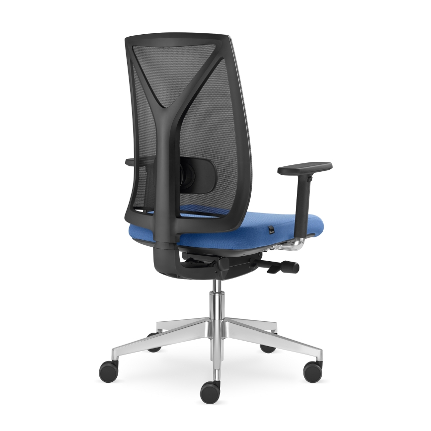 LD Seating - Kancelářská židle LEAF černá/modrá