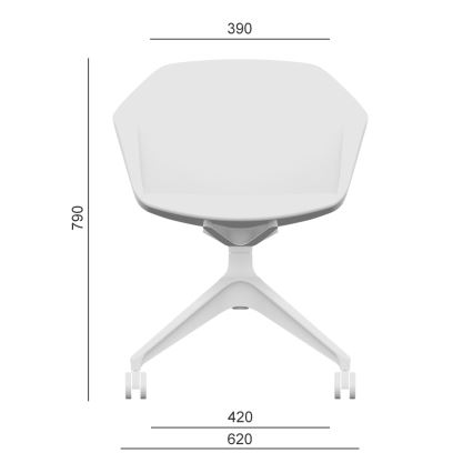 LD Seating - Kancelářská židle RIVA zelená
