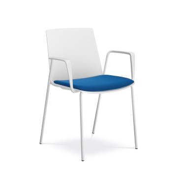 LD Seating - Kancelářská židle SKY bílá/modrá