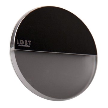 LDST RO-01-CB-BZ4 - LED schodišťové svítidlo ROBIN 4xLED/1,2W/230V lesklá černá 6500K