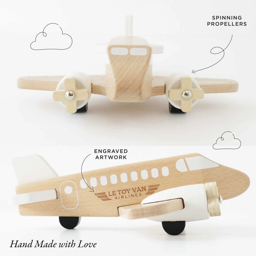 Le Toy Van - Dřevěné letadlo