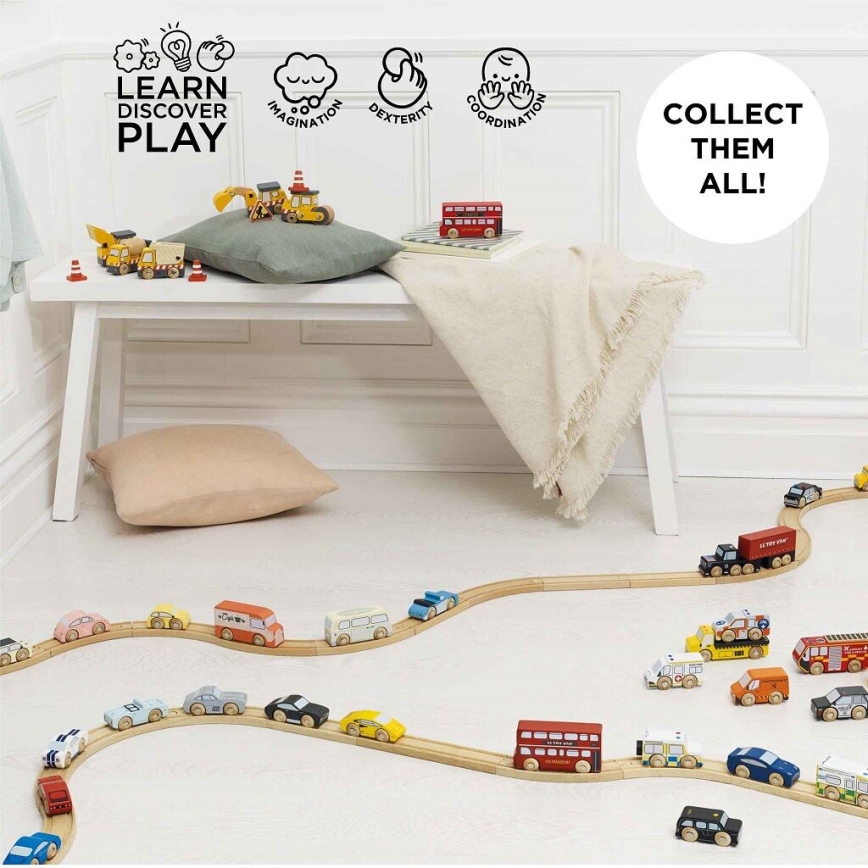 Le Toy Van - Set záchranných autíček s vrtulníkem
