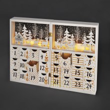 LED Adventní kalendář LED/2xAAA