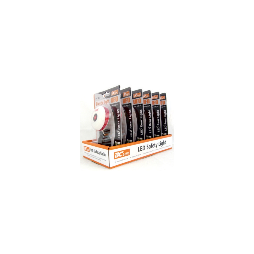 LED Bezpečnostní světlo na kolo BCLUX LED/2xAAA