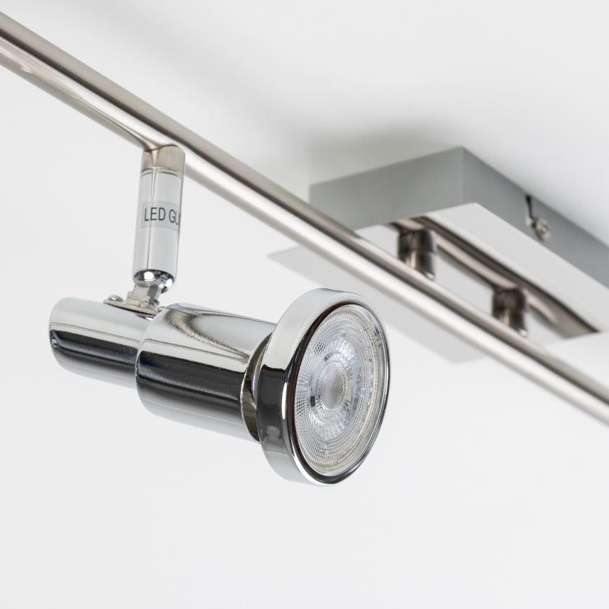LED Bodové svítidlo 6xGU10/5W/230V lesklý chrom