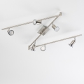 LED Bodové svítidlo 6xGU10/5W/230V matný chrom