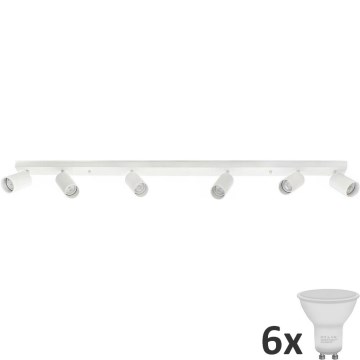 LED Bodové svítidlo ANGIE 6xGU10/6W/230V bílá