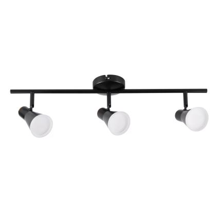 LED Bodové svítidlo BERG 3xLED/4,2W/230V černá