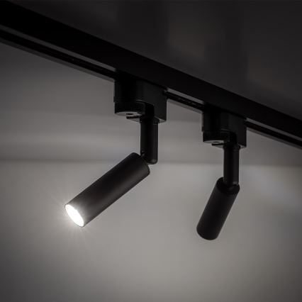 LED Bodové svítidlo do 1-fázového lištového systému LAGOS 1xG9/3W/230V černá