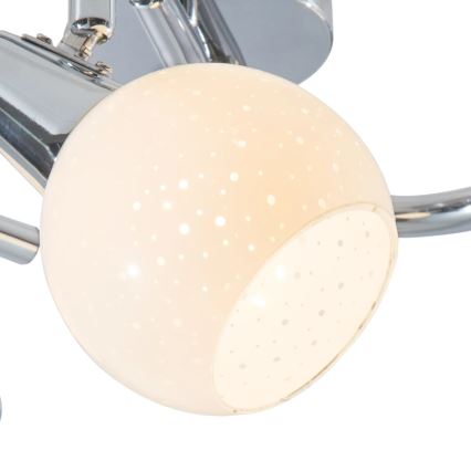 LED Bodové svítidlo DOXY 3xE14/4W/230V lesklý chrom