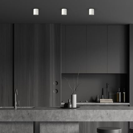 LED Bodové svítidlo GEORGE 1xE27/6W/230V pr. 11 cm bílá