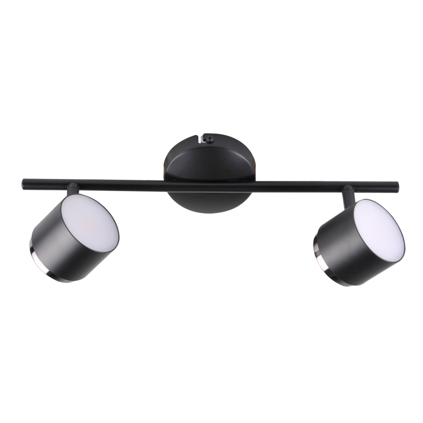 LED Bodové svítidlo KUBIK 2xLED/4,2W/230V černá