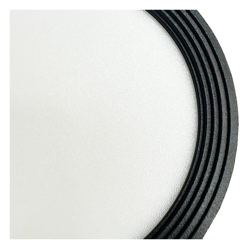 LED Bodové svítidlo LED/17W/230V 4000K pr. 15 cm černá