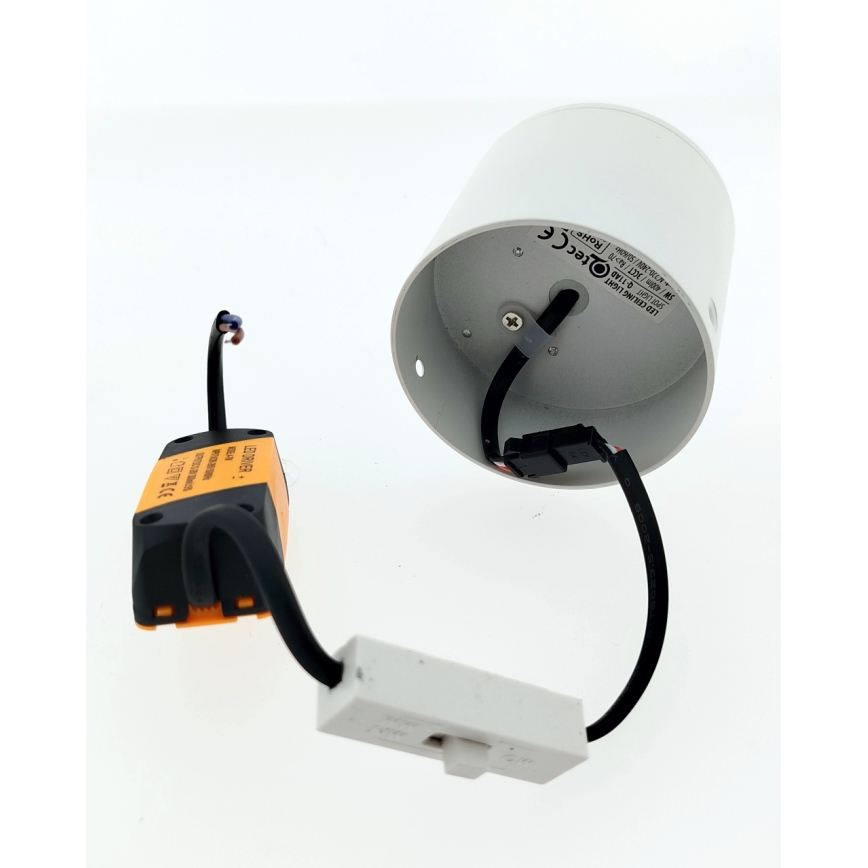 LED Bodové svítidlo LED/5W/230V 3000/4000/6400K pr. 7,5 cm bílá