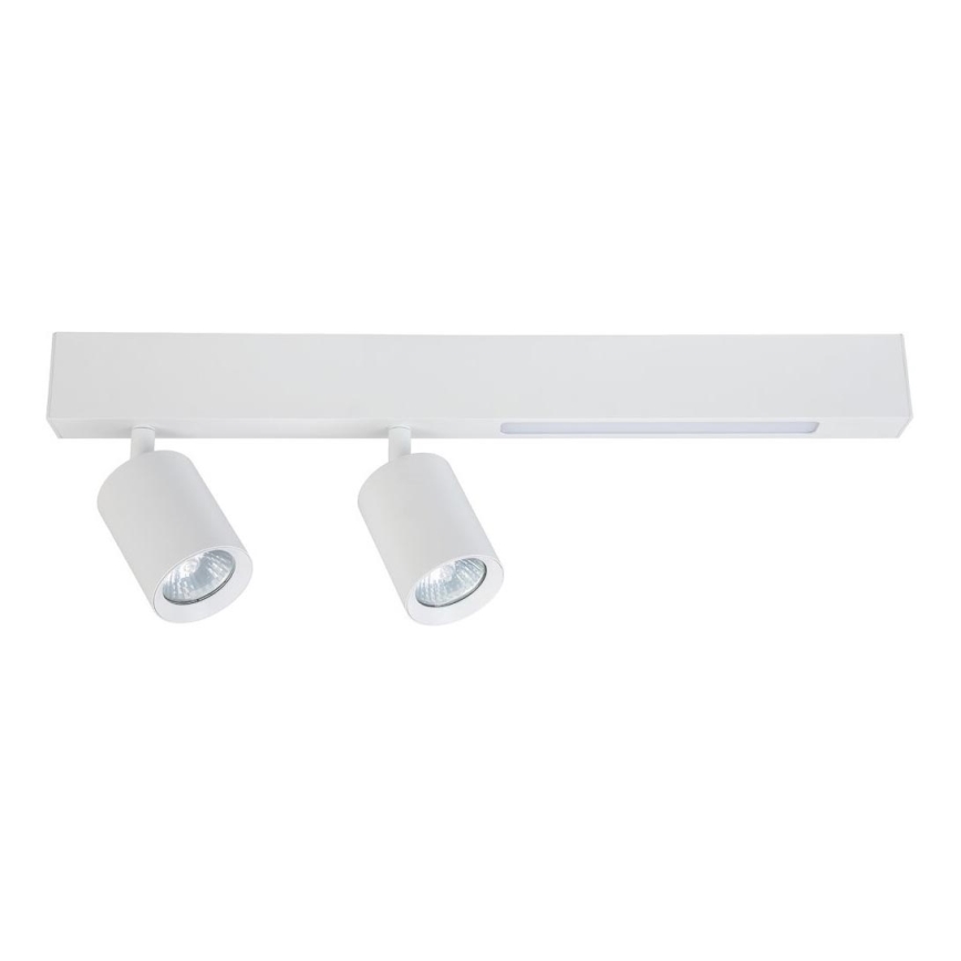 LED Bodové svítidlo MAGNET LED/5W/230V + 2xGU10/60W 3000/4000K bílá