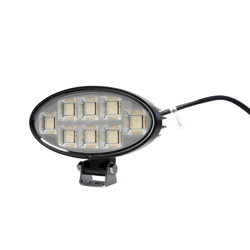 LED Bodové svítidlo pro automobil BLACK LED/160W/10-30V IP69 5700K oválný