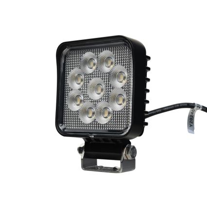 LED Bodové svítidlo pro automobil BLACK LED/36W/10-30V IP69 5700K hranatý
