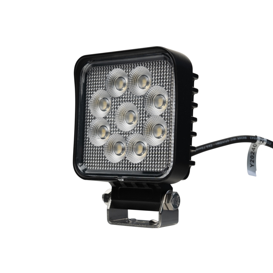 LED Bodové svítidlo pro automobil BLACK LED/36W/10-30V IP69 5700K hranatý
