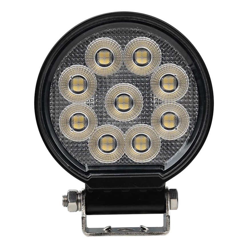 LED Bodové svítidlo pro automobil BLACK LED/36W/10-30V IP69 5700K kulatý
