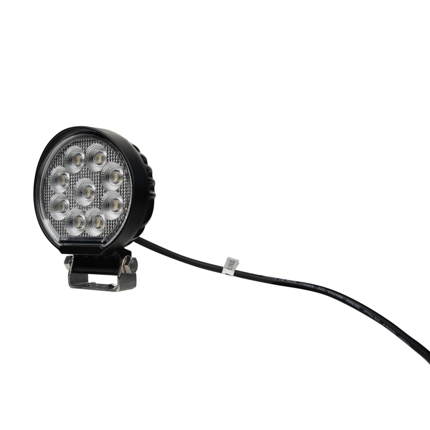 LED Bodové svítidlo pro automobil BLACK LED/36W/10-30V IP69 5700K kulatý