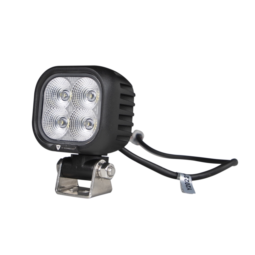 LED Bodové svítidlo pro automobil BLACK LED/40W/10-30V IP69 5700K hranatý