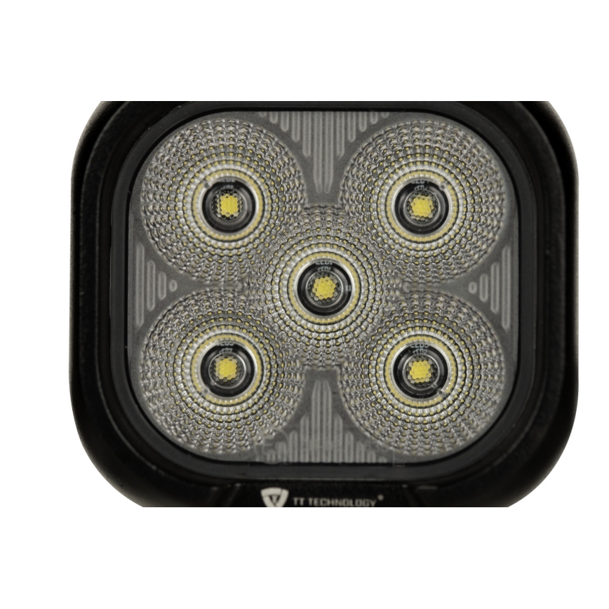 LED Bodové svítidlo pro automobil BLACK LED/50W/10-30V IP69 5700K hranatý