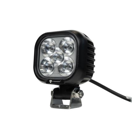 LED Bodové svítidlo pro automobil BLACK LED/50W/10-30V IP69 5700K hranatý