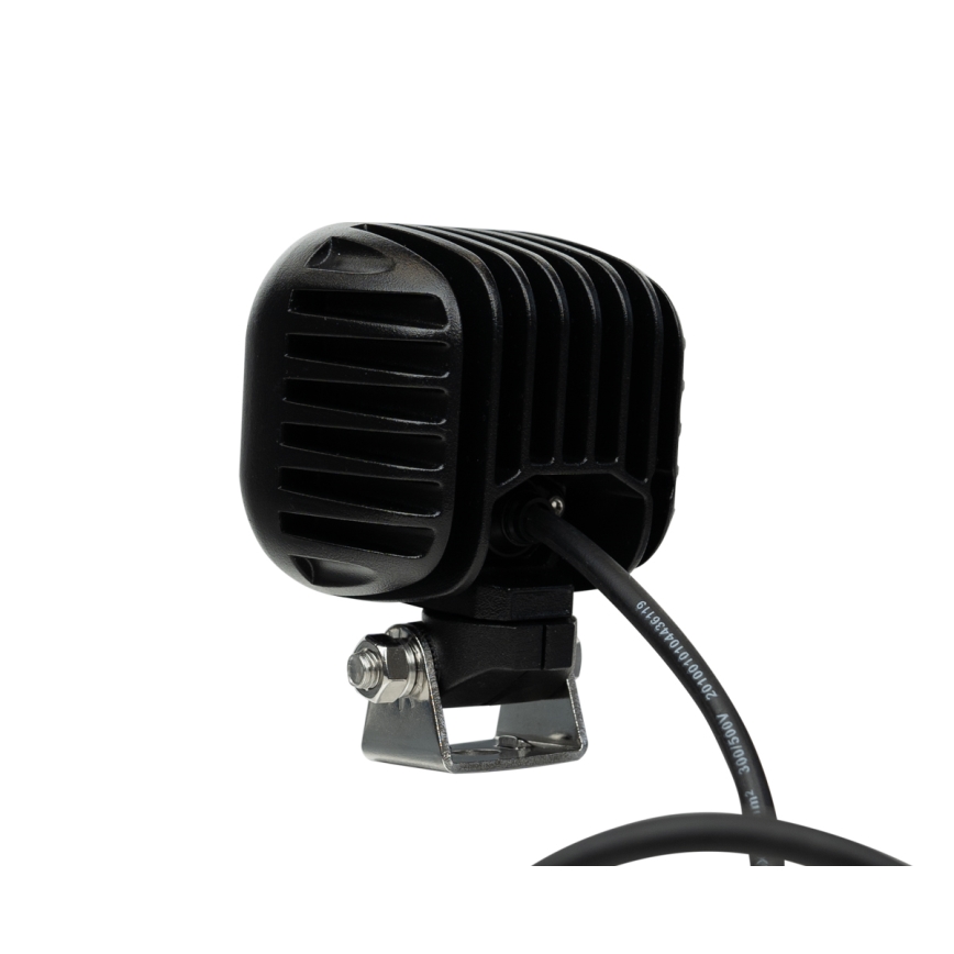 LED Bodové svítidlo pro automobil BLACK LED/50W/10-30V IP69 5700K hranatý