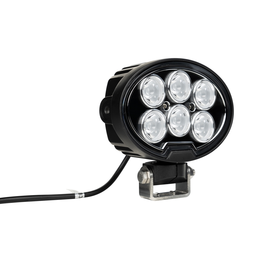 LED Bodové svítidlo pro automobil BLACK LED/60W/10-30V IP69 5700K oválný