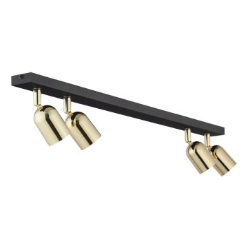 LED Bodové svítidlo TOP 4xGU10/10W/230V černá/zlatá