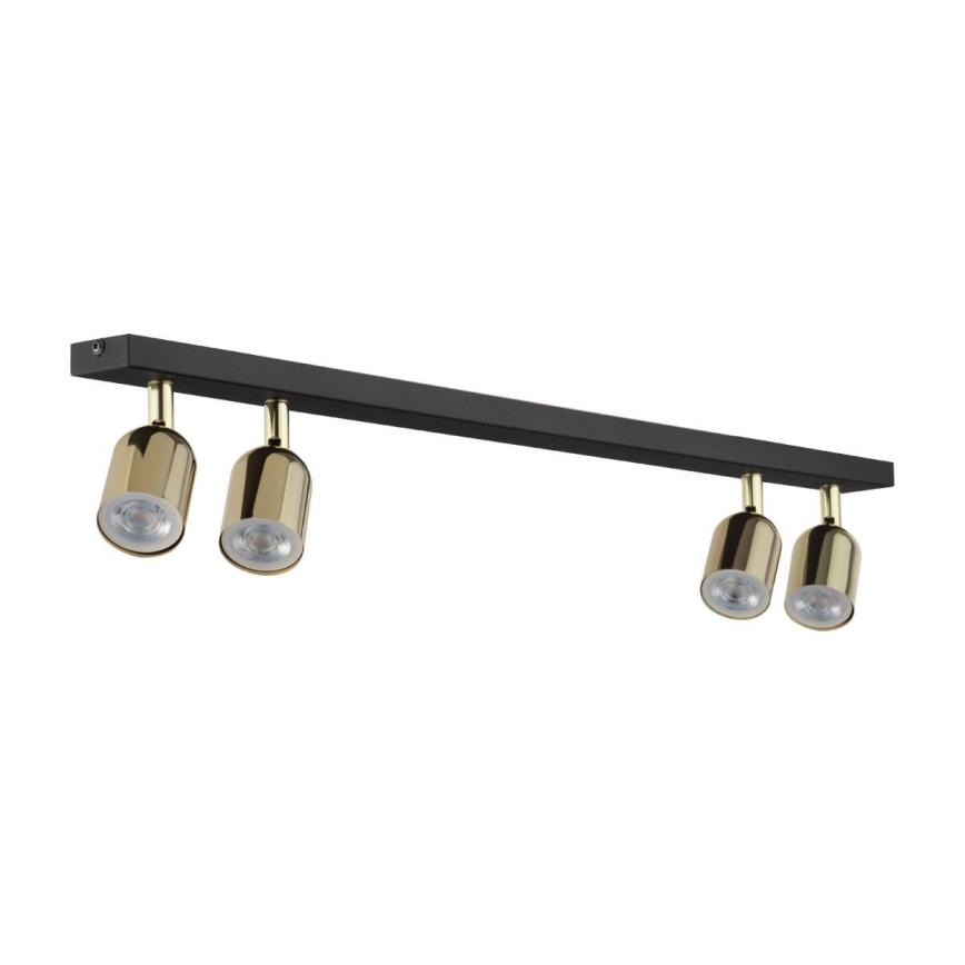 LED Bodové svítidlo TOP 4xGU10/10W/230V černá/zlatá