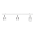 LED Bodové svítidlo TUBSSON 3xGU10/4,8W/230V bílá/lesklý chrom
