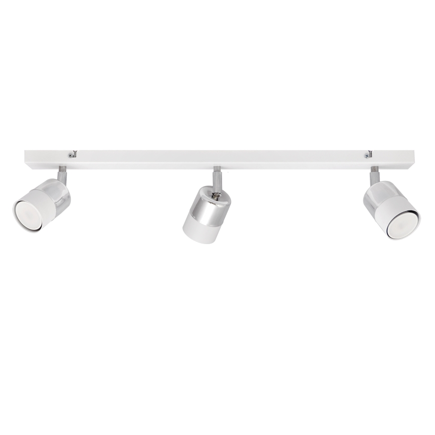 LED Bodové svítidlo TUBSSON 3xGU10/4,8W/230V bílá/lesklý chrom