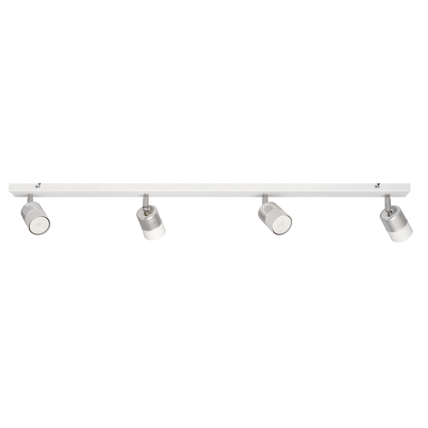 LED Bodové svítidlo TUBSSON 4xGU10/4,8W/230V bílá/lesklý chrom