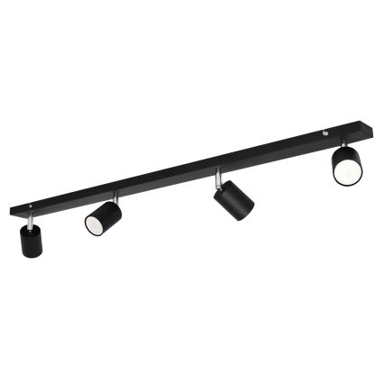 LED Bodové svítidlo TUNE 4xGU10/4,8W/230V černá