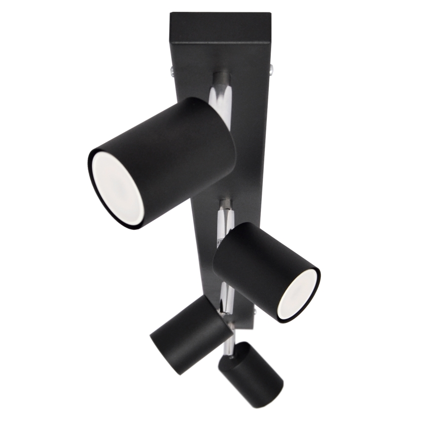 LED Bodové svítidlo TUNE 4xGU10/4,8W/230V černá